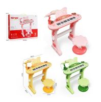 Дитячий синтезатор 8868B зі стільчиком на 37 клавіш з мікрофоном, 3 кольори