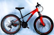 Спортивний алюмінієвий велосипед 24 дюйми Corso «SKYLINE» SL-50703 рама 11" Shimano 21 швидкість червоний