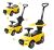 Дитяча машинка каталка толокар Bambi M 3503A-6 жовтий**