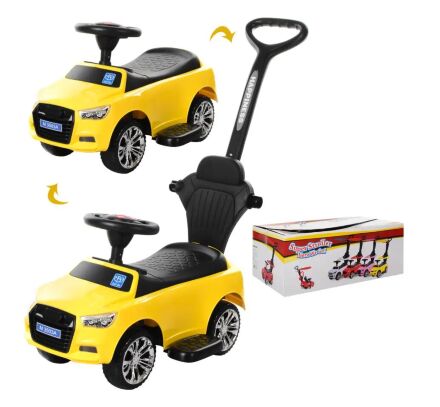 Дитяча машинка каталка толокар Bambi M 3503A-6 жовтий**