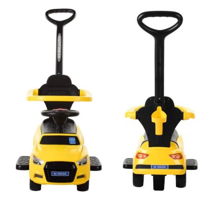 Дитяча машинка каталка толокар Bambi M 3503A-6 жовтий**