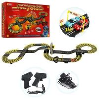 Автотрек Трек Траса Дорога для машинок 0817 / 2 машинки / працює від мережі 220В / довжина треку 590 см**