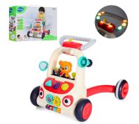 Ігровий центр 2в1 Каталка-ходунки-штовхач N6038A "Перші кроки" музичні**