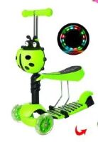 Самокат c сидінням mini Scooter 3в1 Божа Корівка, помаранчевий ***