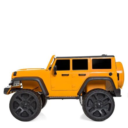 Дитячий двомісний електромобіль Jeep 4WD M 4264EBLR-7 помаранчевий