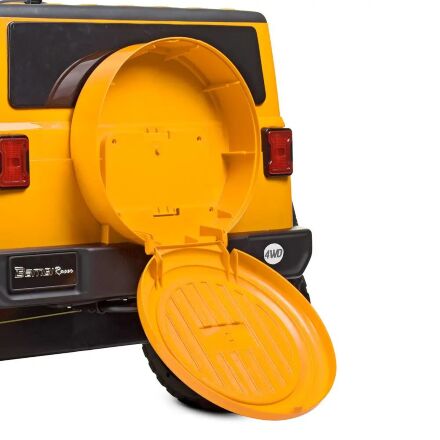 Дитячий двомісний електромобіль Jeep 4WD M 4264EBLR-7 помаранчевий