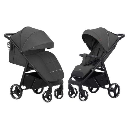 Дитяча коляска прогулянкова CARRELLO Bravo CRL-8512 Lunar Grey чохол на ніжки, підсклянник, дощовик