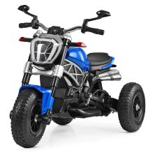 Дитячий електромобіль мотоцикл трицикл Bambi Racer M 4008AL-4 Ducati на надувних колесах / синій**