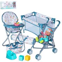 Ігровий набір для дівчинки 82868 "Пупс з аксесуарами"