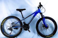 Спортивний алюмінієвий велосипед 24 дюйми Corso «SKYLINE» SL-40602 рама 11" Shimano 21 швидкість синій