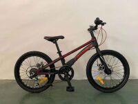 Дитячий велосипед Crosser MTB RIGID 20" (6S), чорний