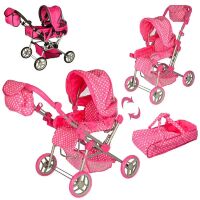 Коляска-трансформер для ляльок Melogo 9368/017 залізна **
