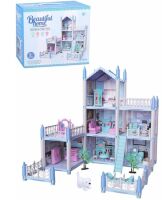 Дитячий будиночок для ляльок 379 деталей 3 поверхи 862-06 Дитячий будиночок для ляльок 379 деталей 3 поверхи 862-06