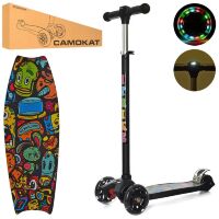 Самокат дитячий складаний iTrike JR 3-003-1-B MAXI 8 кольорів принт