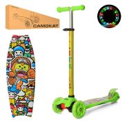 Триколісний самокат дитячий iTrike JR3-055-GR MAXI малюнок салатовий**