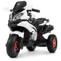 Дитячий електромобіль мотоцикл трицикл Bambi Racer M 4188AL-1 на надувних колесах / білий **
