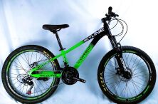Спортивний алюмінієвий велосипед 24 дюйми Corso «SKYLINE» SL-30501 рама 11" Shimano 21 швидкість зелений