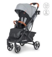 Дитяча прогулянкова коляска El Camino ME 1090-1 LOONA Quiet Gray/Рама алюмінієва/з дощовиком і сіткою**