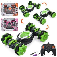 Машина ТРЮКОВА зі звуком DH666-18 на акумуляторі/поворот 360/на радіокеруванні/3 кольори