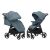Дитяча коляска прогулянкова CARRELLO Bravo CRL-8512 Ice Blue чохол на ніжки, підсклянник, дощовик
