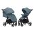 Дитяча коляска прогулянкова CARRELLO Bravo CRL-8512 Ice Blue чохол на ніжки, підсклянник, дощовик