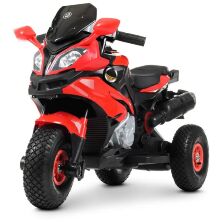Дитячий електромобіль мотоцикл трицикл Bambi Racer M 4188AL-3 на надувних колесах / червоний**