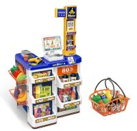 Дитячий ігровий магазин 668-135 Супермаркет звук, підсвічування, сканер, продукти (60 елементів)