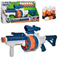 Іграшковий автомат-бластер з барабаном 858-038 м'які кулі**