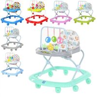 Музичні дитячі Ходунки на колесах M 0591-4 з ігровою панеллю / мікс кольорів