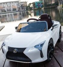 Дитячий електромобіль машина Lexus JE1618EBLR-1 білий **