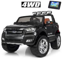Дитячий електромобіль Ford Ranger M 3573(MP4)EBLR-2 з м'яким сидінням чорний **