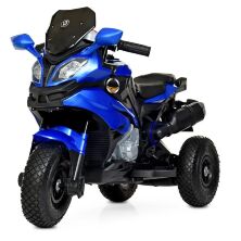 Дитячий електромобіль мотоцикл трицикл Bambi Racer M 4188AL-4 на надувних колесах / синій **