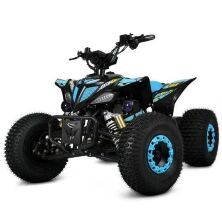 Дитячий квадроцикл E-FOX-1450-4 мотор 1450W безщітковий Швидкість до 45км/год навантаження до 150 кг синій