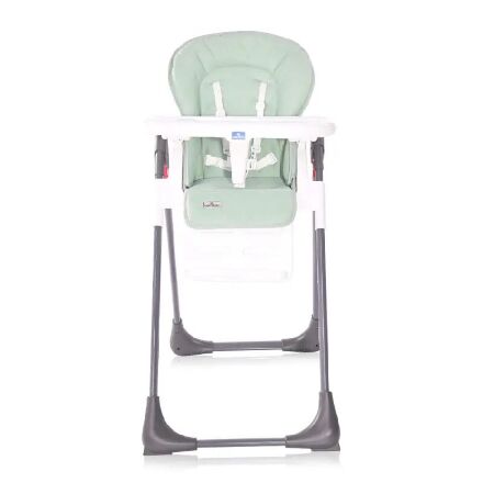 Стільчик для годування дитячий Lorelli (Bertoni) Cryspi Frosty Green Leather. Стілець з шкіряним сидінням.Зелений