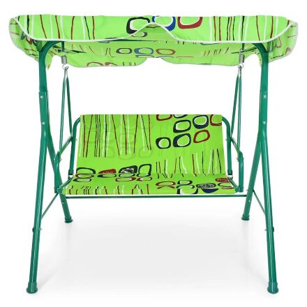 Гойдалки садові металеві M 4019-2 салатові **