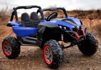 Дитячий двомісний електромобіль Bambi Racer 4WD Баггі M 3602EBLR-4 Квадроцикл синій **