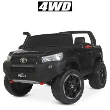 Дитячий двомісний електромобіль Джип 4WD M 4552(MP4)EBLR-2 Toyota ліцензійний з планшетом / колір чорний **