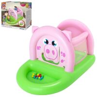 Дитячий Надувний Ігровий центр-Батут Bestway 52345 Свинка з кульками**