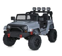 Дитячий електромобіль Джип Баггі M 5995EBLR-11 чотири мотори, шкіряне сидіння, сірий