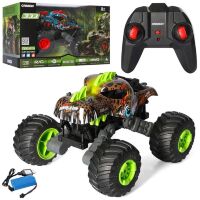 Машина ДЖИП Монстр-трак на р/у 333-DJ19161 "ДИНОЗАВР" на акумуляторі на надувних колесах. На радіокеруванні*