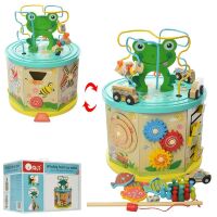 Дерев'яна іграшка розвиваючий Центр MD 2064 лабіринт сортер рахунки рибалка**