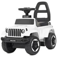 Дитяча каталка-толокар Bambi Police M 4289-1 музика світло USB біла