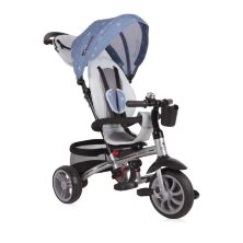 Велосипед-коляска дитячий триколісний беговел Lorelli (Bertoni) Rocket Grey Stars сірий