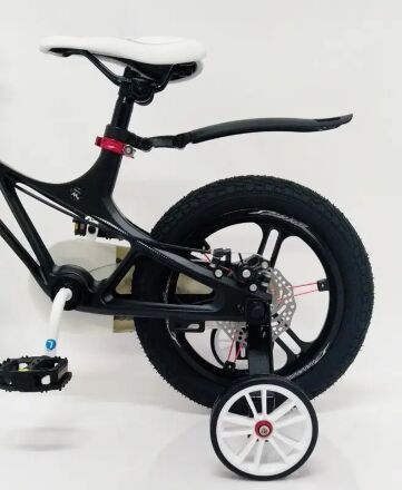 Велосипед дитячий двоколісний 14-MERCURY колеса 14 дюймів дискові гальма рама магній чорний