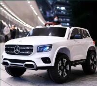 Дитячий двомісний ліцензійний електромобіль Джип Bambi M 4559EBLR-1 Mercedes на EVA колесах / білий**