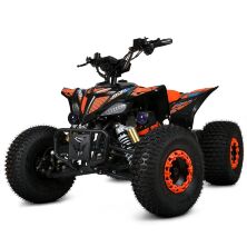 Дитячий квадроцикл E-FOX-1450-7 мотор 1450W безщітковий Швидкість до 45км/год навантаження до 150 кг помаранчевий