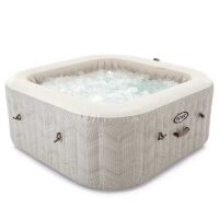 Круглий надувний басейн-джакузі INTEX 28446 розмір 175-175-71см спа-басейн з гідромасажем