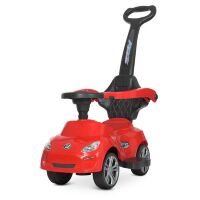Дитяча машинка каталка-толокар Штовхач Bambi M 4576-3 Porshe з батьківською ручкою / червона**