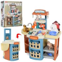 Дитячий ігровий набір Перукарня для тварин 14P01 Грумер з аксесуарами (43 перед) Складається у валізу