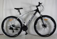 Спортивний гірський алюмінієвий велосипед MTB Corso L-29576 Atlantis колеса 29д / 21 швидкість / чорно-білий